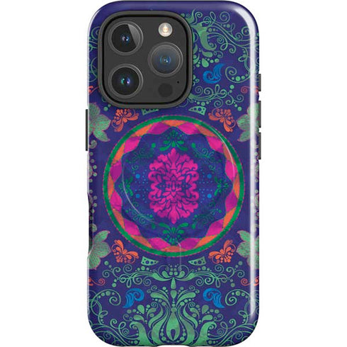 Ornate Swirls iPhone 16 Pro Magsafe Impact Case